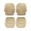 Lexus ES350 2007-2012 XV40 Funda de asiento de repuesto de cuero beige cachemira perforado para el conductor y el pasajero, parte superior e inferior, estilo OEM2 Lexus ES350 2007-2012 | Funda de asiento de recambio OEM