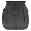 acura-rdx-cuir perforé-2019-2025-ebony-couverture-de-siège-de-remplacement-de-l'avant-du-conducteur-au-fond-de-l'oem Acura RDX 2019-2025 | Housse de siège de remplacement OEM