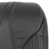 acura-rdx-cuir perforé-2019-2025-ebony-avant-conducteur-ou-passager-top-close-view-oem-replacement-seat-cover Acura RDX 2019-2025 | Housse de siège de remplacement OEM