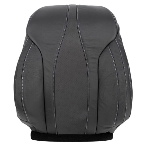acura-rdx-cuir perforé-2019-2025-ebony-couverture-de-siège-de-remplacement-de-l'avant-du-conducteur-oem Acura RDX 2019-2025 | Housse de siège de remplacement OEM