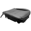 acura-rl-perforated-leather-2005-2008-ebony-negro-pasajero delantero-fondo-oem-reemplazo-asiento-cubierta-2 Acura RL 2005-2008 | Funda de asiento de recambio OEM