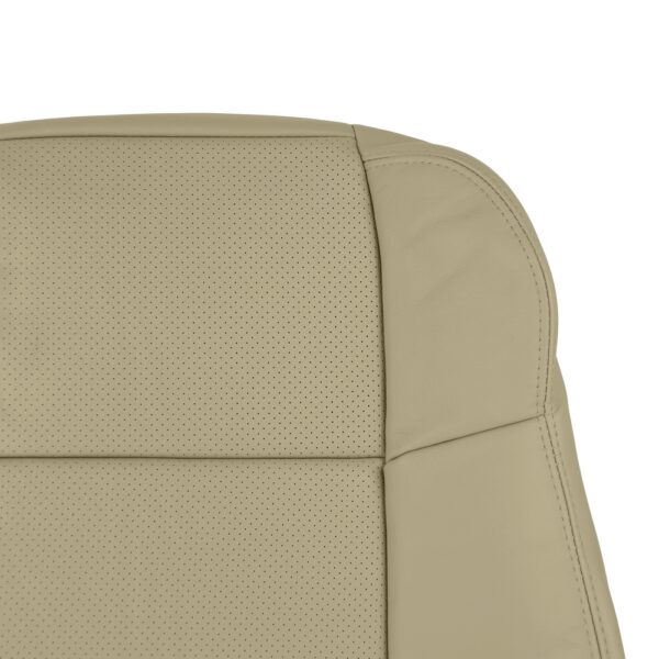 acura-tsx-perforated-leather-2009-2014-parchment-front-driver-or-passenger-top-close-view-oem-replacement-seat-cover Acura TSX 2009-2014 - Housse de siège de remplacement OEM