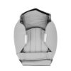 buick-enclave-cuir-perforé-2008-2012-titane-avant-conducteur-ou-passager-fond-inside-out-view-oem-remplacement-de-siège Buick Enclave 2008-2012 (4-Panel) | Housse de siège de remplacement OEM