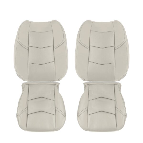 cadillac-escalade-piel-perforada-2015-2020-shale-asiento-delantero-del-conductor-y-pasajero-tapa-y-fondo-oem-de-reemplazo Cadillac Escalade 2015-2020 | Funda de asiento de recambio OEM