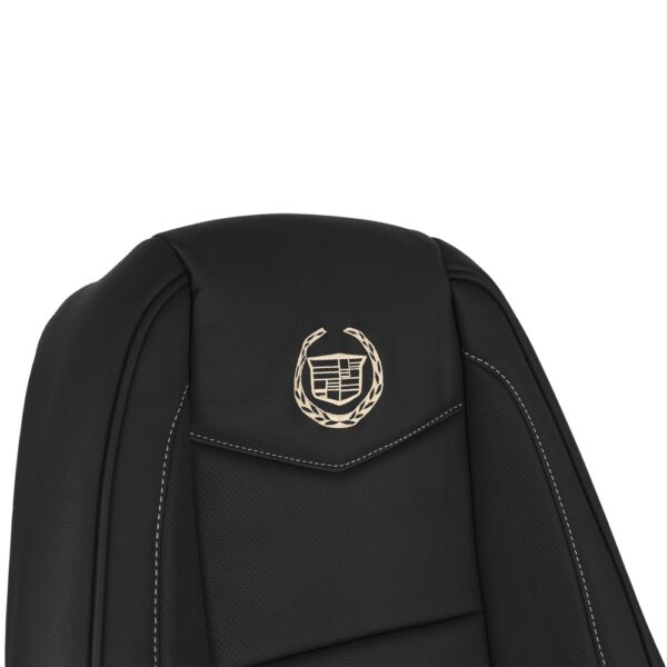 cadillac-escalade-platinum-2007-2014-ebony-front-driver-or-passenger-top-oem-replacement-seat-cover-close-view Cadillac Escalade Platinum 2007-2014 - Housse de siège de remplacement OEM