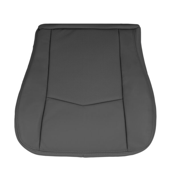 cadillac-srx-perforated-leather-2004-2009-ebony-black-driver-bottom-oem-replacement-seat-cover Cadillac SRX 2004-2009 | OEM-Replacement Seat Cover