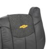 chevrolet-avalanche-2002-graphite-leather-front-driver-or-passenger-top-oem-style-replacemen-seatcover-close-view Chevrolet Avalanche 2002 | Housse de siège de remplacement d'origine