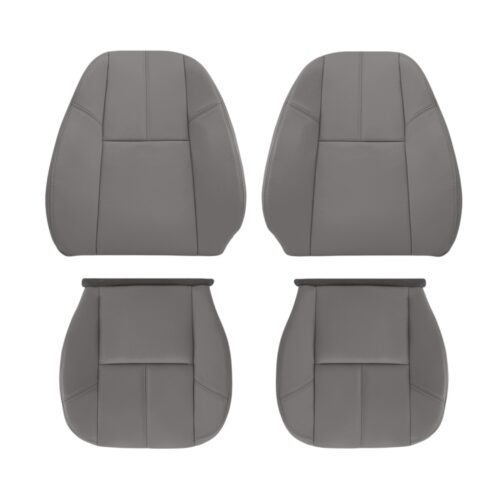 chevrolet-silverado-leather-2007-2014-dark-titanium-front-driver-and-passenger-top-and-bottom-oem-replacement-seat-cover Chevrolet Silverado 2007-2014 - Housse de siège de remplacement OEM
