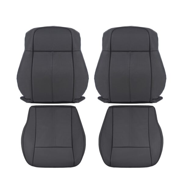 chrysler-300c-cuir-2008-2010-dark-slate-front-driver-and-passenger-top-and-bottom-oem-replacement-seat-cover Chrysler 300C Limited 2005-2010 - Housse de siège de remplacement OEM