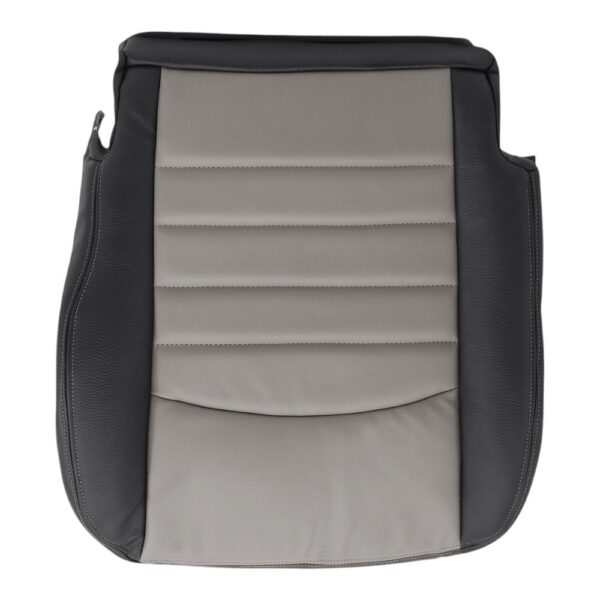 dodge-ram-leatherette-2009-2012-2-tone-medium-gray-stone-and-dark-slate-gray-front-driver-bottom-oem-replacement-seat-cover-2 Dodge Ram 2009-2012 - Housse de siège de remplacement OEM