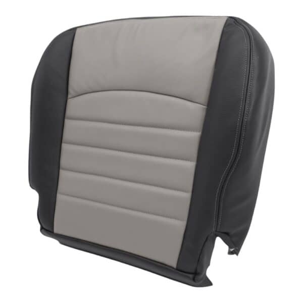 dodge-ram-leatherette-2009-2012-2-tone-medium-gray-stone-and-dark-slate-gray-front-driver-bottom-oem-replacement-seat-cover (2) Dodge Ram 2009-2012 - Housse de siège de remplacement OEM