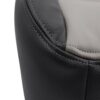 dodge-ram-leatherette-2009-2012-2-tone-medium-gray-stone-and-dark-slate-gray-front-driver-or-passenger-bottom-close-view-oem-replacement-seat-cover Dodge Ram 2009-2012 - Housse de siège de remplacement OEM