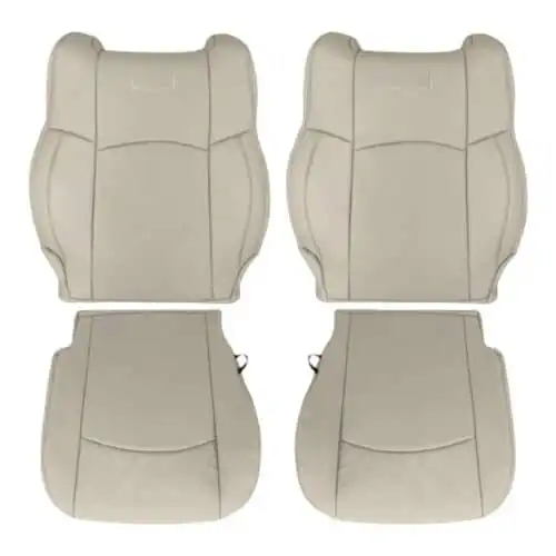 dodge-ram-perforated-leather-2013-2018-light-frost-beige-driver-and-passenger-top-and-bottom-oem-replacement-seat-cover Dodge Ram 1500 2009-2018 | OEM-Replacement Seat Cover