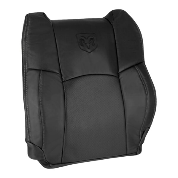 dodge-ram-perforated-leatherette-2013-2018-dark-slate-gray-passenger-top-oem-replacement-seat-cover-1 Dodge Ram 1500 2009-2018 | OEM-Replacement Seat Cover