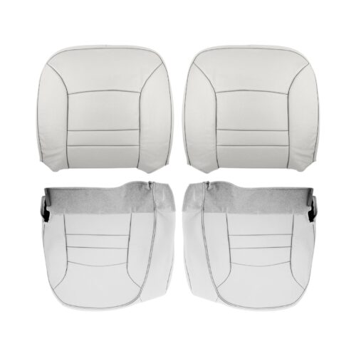 ford-crown-victoria-cuir-1998-2002-oxford-blanc-graphite-avant-conducteur-et-passager-haut-et-bas-oem-remplacement-siège2 Ford Crown Victoria 1998-2002 - Housse de siège de remplacement OEM