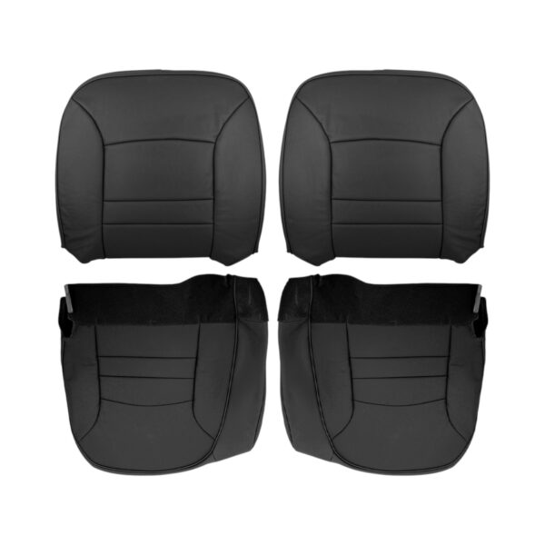 ford-crown-victoria-cuir-2000-2002-foncé-charcoal-avant-conducteur-et-passager-top-et-bottom-oem-remplacement-de-siège2 Ford Crown Victoria 1998-2002 - Housse de siège de remplacement OEM