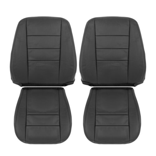 ford-escape-leather-2009-2012-charcoal-black-front-driver-and-passenger-top-and-bottom-oem-replacement-seat-cover Ford Escape 2009-2012 - Housse de siège de remplacement OEM