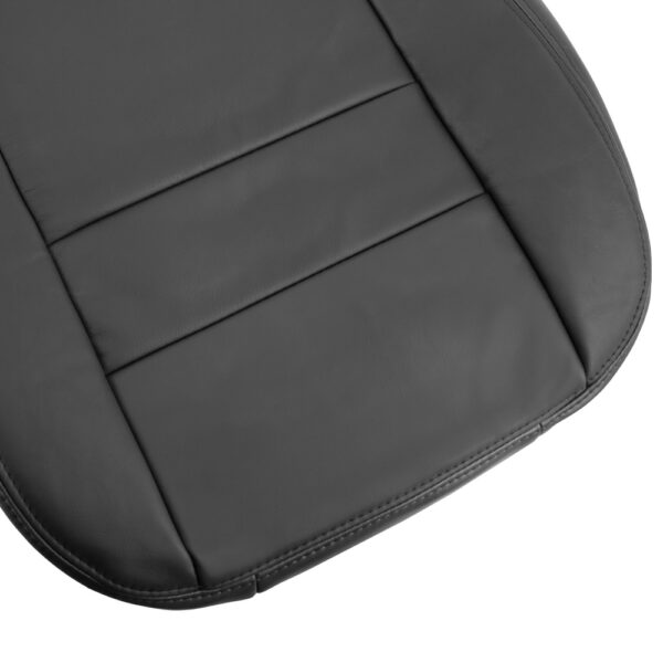 ford-escape-leather-2009-2012-charcoal-black-front-driver-or-passenger-bottom-close-view-oem-replacement-seat-cover Ford Escape 2009-2012 - Housse de siège de remplacement OEM