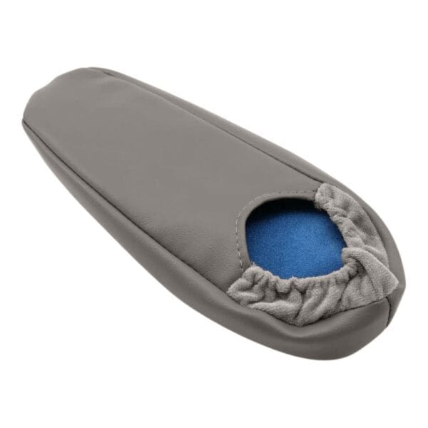ford-excursion-2000-2001-medium-graphite-gray-front-armrest-oem-replacement-seat-cover-inside-out-view Ford Excursion 2000-2001 | OEM-Reemplazo Apoyabrazos Cubierta