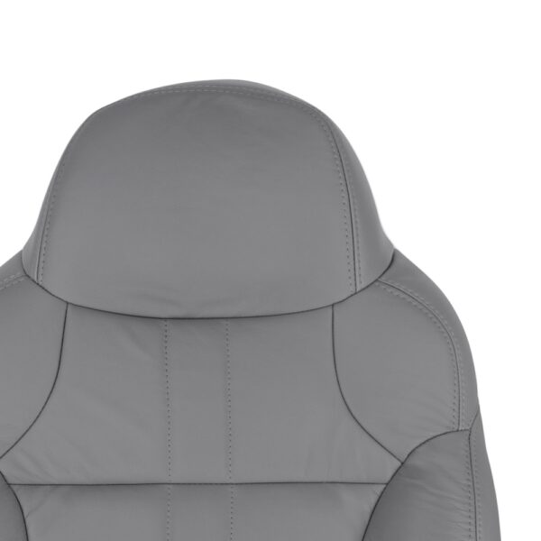 ford-excursion-xlt-cuir-2000-medium-graphite-avant-conducteur-ou-passager-top-close-view-oem-replacement-seat-cover Ford Excursion XLT 2000 - Housse de siège de remplacement OEM
