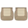 ford-expedition-eddie-bauer-cuir-2003-2006-tan-medium-parchemin-et-tan-parchemin-clair-conducteur-et-passager-fonds-oem-remplacement-de-siège Ford Expedition Eddie Bauer 2003-2006 - Housse de siège de remplacement OEM