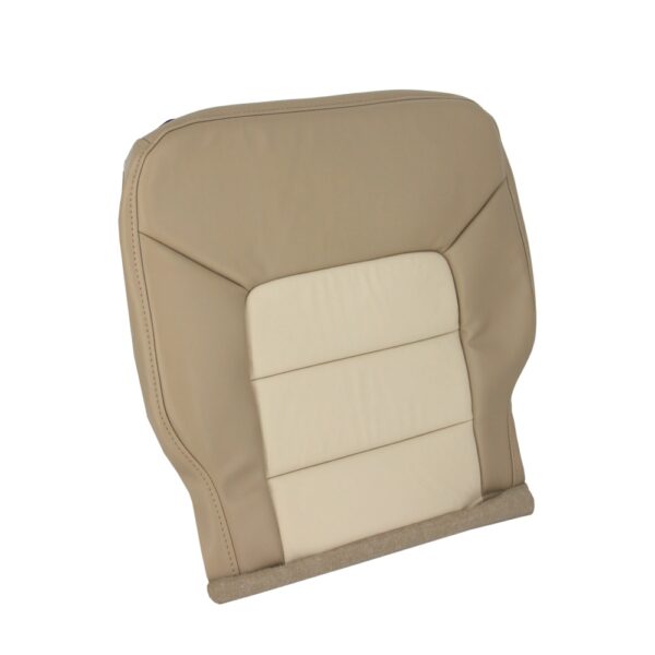 ford-expedition-eddie-bauer-leather-2003-2006-tan-medium-parchment-et-tan-light-parchment-passenger-bottom-oem-replacement-seat-cover-3 Ford Expedition Eddie Bauer 2003-2006 - Housse de siège de remplacement OEM