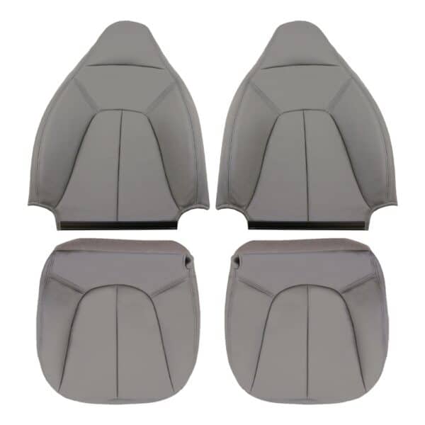 ford-expedition-piel-1997-2002-medio-grafito-delantero-conductor-y-pasajero-tapa-y-fondo-oem-reemplazo-asiento-cubierta Ford Expedition XLT 1997-2002 | Funda de asiento de recambio OEM