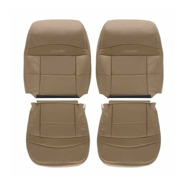 ford-explorer-limited-cuir-perforé-1995-2001-medium-prairie-tan-avant-conducteur-et-passager-haut-et-bas-oem-remplacement-siège3 Ford Explorer Limited 1995-2001 - Housse de siège de remplacement OEM