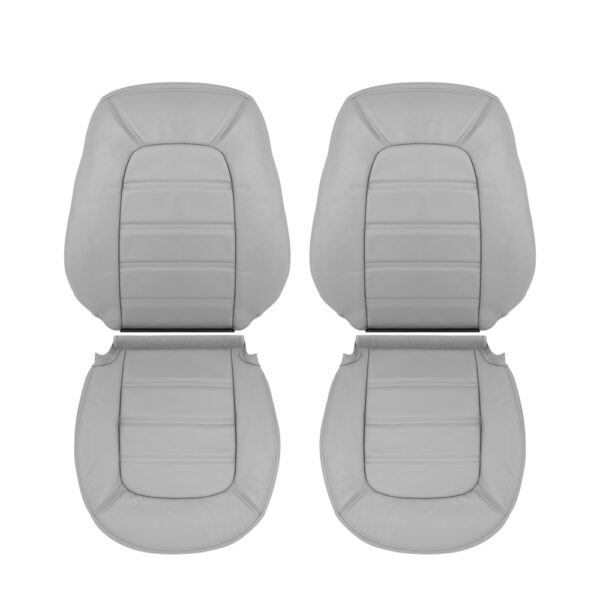 ford-explorer-xlt-leather-2002-2005-graphite-gray-front-driver-and-passenger-top-and-bottom-oem-replacement-seat-cover Ford Explorer XLT 2002-2005 - Housse de siège de remplacement OEM