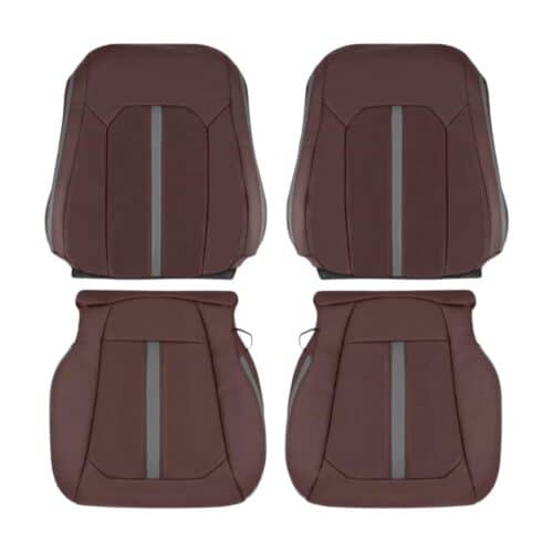 ford-f-150-platinum-cuir-véritable-perforé-2015-2020-marsala-foncé-conducteur-et-passager-avant-haut-et-bas-housse-de-siège-de-remplacement-OEM2 Ford F-150 Platinum 2015-2020 | Housse de siège de remplacement OEM