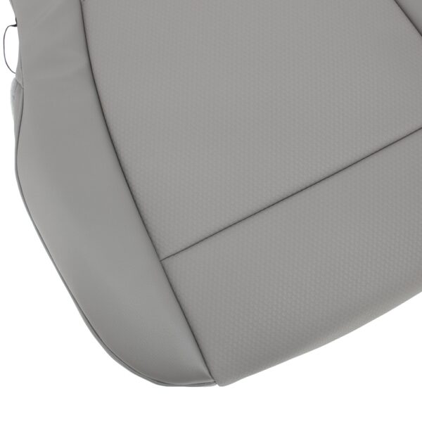 ford-f-250-leatherette-2017-2022-med-earth-gray-front-driver-or-passenger-bottom-close-view-oem-replacement-seat-cover Ford F-250 XL 2017-2022 | Housse de siège de remplacement OEM