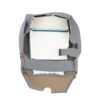 ford-f-250-leatherette-2017-2022-med-earth-gray-front-driver-or-passenger-bottom-inside-out-view-oem-replacement-seat-cover Ford F-250 XL 2017-2022 | Housse de siège de remplacement OEM