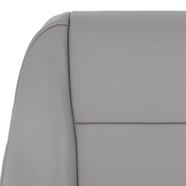 ford-f-250-leatherette-2017-2022-med-earth-gray-front-driver-or-passenger-top-close-view-oem-replacement-seat-cover Ford F-250 XL 2017-2022 | Housse de siège de remplacement OEM