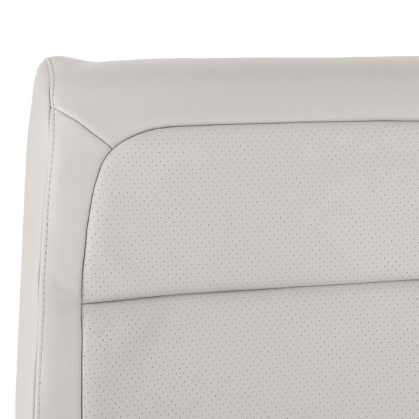 ford-flex-cuir perforé-2009-2019-medium-light-stone-front-driver-or-passenger-top-close-view-oem-replacement-seat-cover Ford Flex 2009-2019 | Housse de siège de remplacement OEM