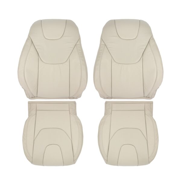 ford-fusion-titane-cuir perforé-2014-2018-med-soft-ceramic-front-driver-and-passenger-top-and-bottom-oem-replacement-seat-cover Ford Fusion Titanium 2013-2020 | Housse de siège de remplacement OEM
