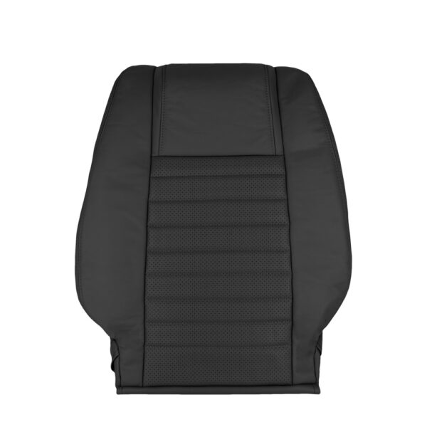 ford-mustang-cuir-perforé-2005-2009-foncé-charcoal-couverture-de-siège-oem-de-remplacement-de-conducteur-2 Ford Mustang 2005-2009 - Housse de siège de remplacement OEM