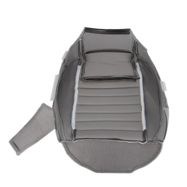 ford-mustang-cuir-perforé-2005-2009-graphite-clair-avant-conducteur-ou-passager-fond-inside-out-view-oem-remplacement-de-siège Ford Mustang 2005-2009 - Housse de siège de remplacement OEM