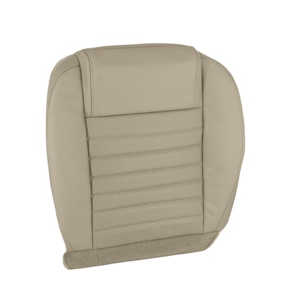 ford-mustang-cuir perforé-2005-2009-parchment-front-passenger-bottom-oem-replacement-seat-cover-1 Ford Mustang 2005-2009 - Housse de siège de remplacement OEM