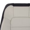ford-mustang-cuir-synthétique-perforé-2015-2023-2-ton-céramique-et-noir-couverture-de-siège-conducteur-ou-passager-top-oem-remplacement-1 Ford Mustang 2015-2023 | Housse de siège de remplacement OEM