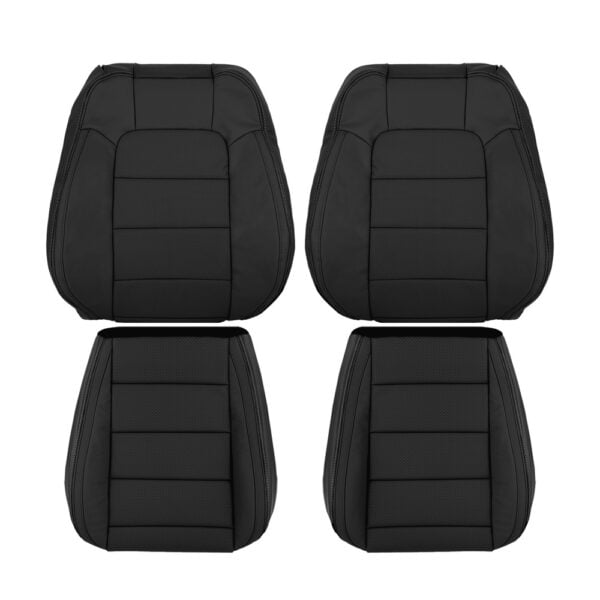 ford-mustang-cuir-synthétique-perforé-2015-2023-noir-couverture-de-siège-du-conducteur-et-du-passager-top-et-bottom-oem-remplacement-de-siège Ford Mustang 2015-2023 | Housse de siège de remplacement OEM