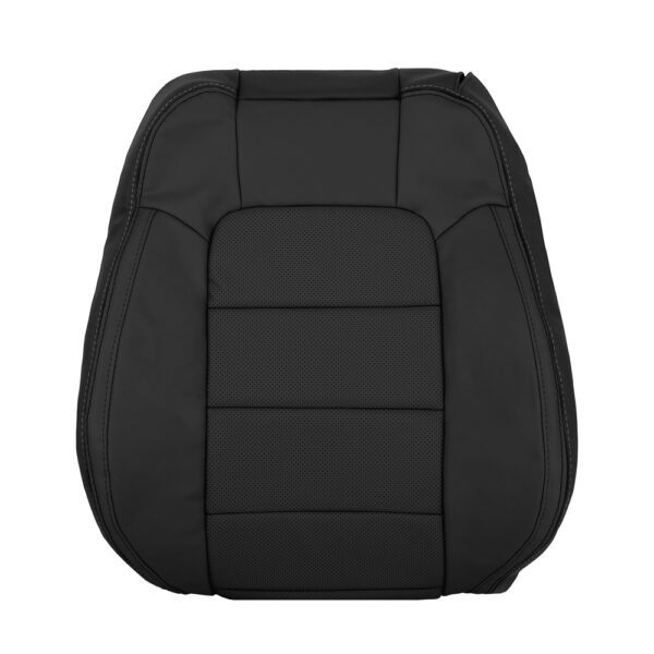 ford-mustang-cuir-synthétique-perforé-2015-2023-noir-top-passager-oem-remplacement-siège-2 Ford Mustang 2015-2023 | Housse de siège de remplacement OEM