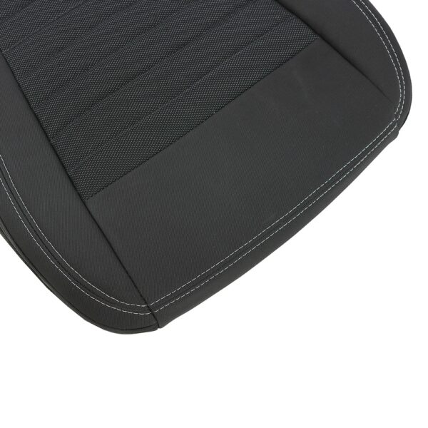 ford-ranger-xlt-cloth-2019-2021-ash-black-front-driver-or-passenger-bottom-close-view-oem-replacement-seat-cover Ford Ranger XLT 2019-2021 | Housse de siège de remplacement OEM