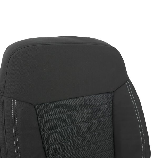 ford-ranger-xlt-cloth-2019-2021-ash-black-front-driver-or-passenger-top-close-view-oem-replacement-seat-cover Ford Ranger XLT 2019-2021 | Housse de siège de remplacement OEM