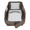 gmc-acadia-cuir-perforé-2013-2016-cachemire-foncé-conducteur-ou-passager-fond-inside-out-view-oem-replacement-seat-cover GMC Acadia 2013-2016 (4-Panel) | Housse de siège de remplacement OEM