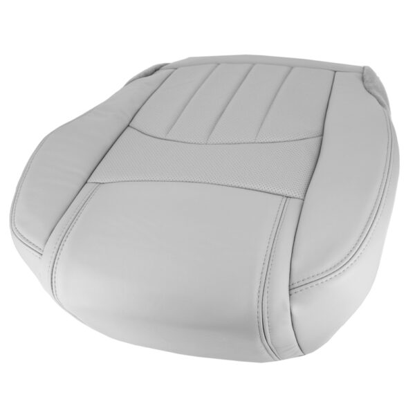 gmc-acadia-cuir-perforé-2013-2016-light-titanium-driver-bottom-oem-replacement-seat-cover-2 GMC Acadia 2013-2016 (4-Panel) | Housse de siège de remplacement OEM