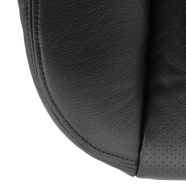 gmc-sierra-perforated-leather-2009-2014-ebony-front-driver-or-passenger-bottom-close-view-oem-replacement-seat-cover GMC Sierra Denali 2009-2014 - Housse de siège de remplacement OEM