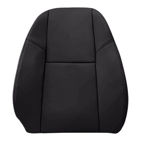 gmc-sierra-cuir-perforé-2009-2014-ebony-couverture-de-siège-oem-de-remplacement-de-l'avant-du-conducteur GMC Sierra Denali 2009-2014 - Housse de siège de remplacement OEM