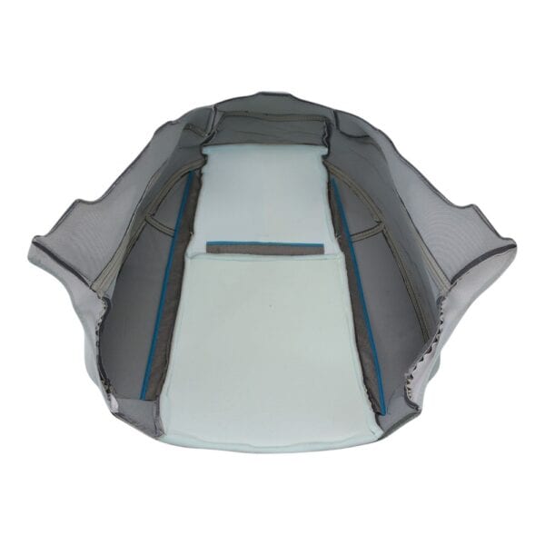 gmc-sierra-cuir-perforé-2009-2014-titane-clair-avant-conducteur-ou-passager-couverture-de-siège-top-inside-out-view-oem-replacement GMC Sierra Denali 2009-2014 - Housse de siège de remplacement OEM