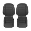 Honda CR-V cuero 2007-2011 negro conductor y pasajero superior e inferior funda de asiento de repuesto OEM Honda CR-V 2007-2011 | Funda de asiento de recambio OEM