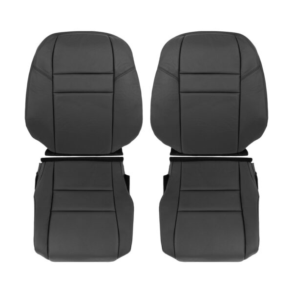 Honda CR-V cuero 2007-2011 negro conductor y pasajero superior e inferior funda de asiento de repuesto OEM Honda CR-V 2007-2011 | Funda de asiento de recambio OEM